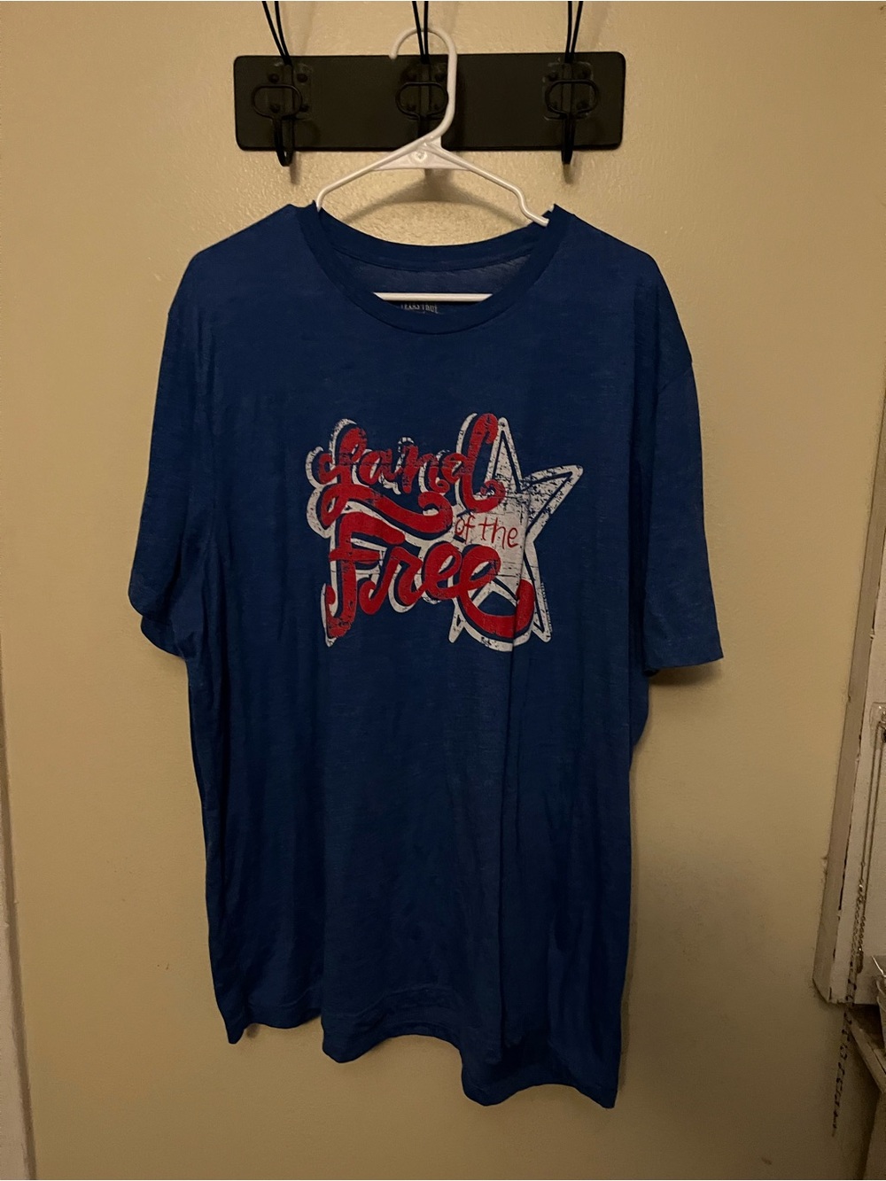 Blue 'Land of the Free' Graphic Tee - Women's Texas True Thread